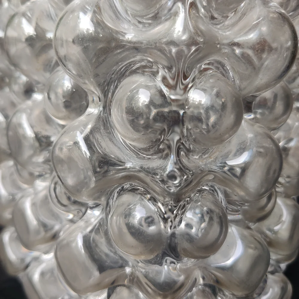 MCM Bubble Art Glass Vase 12